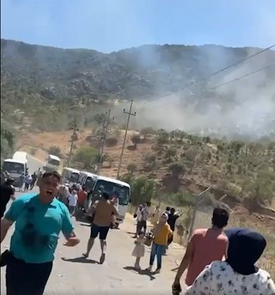 ٨ کشتە و ٢٦ مجروح در حملە ترکیە بە منطقە ای گردشگری در اطراف زاخو در اقلیم کردستان