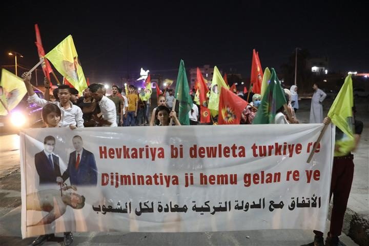 تجمع جوانان حسکه در اعتراض به کشتار زاخو