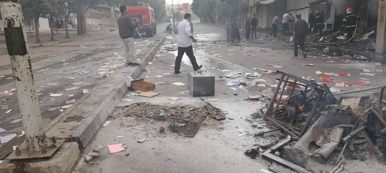 خۆپیشاندانەکانی مەهاباد گرژیی تێکەوت