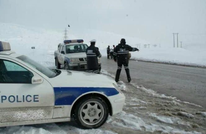 جاده های استان کرمانشاه لغزنده هستند
