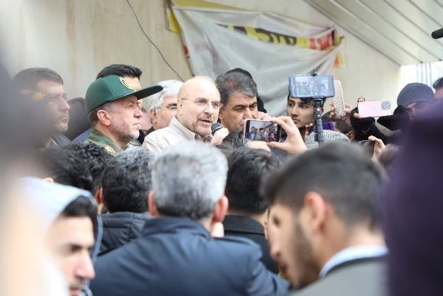 قالیباف  در خوی: اشکالات را می‌پذیریم/تا ٧ ماه آینده بازسازی تکمیل می شود