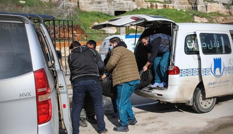 انتقال اجساد ۱۶۳۶ تن از سوری‌های جان باخته بر اثر زلزله در ترکیه به سوریه