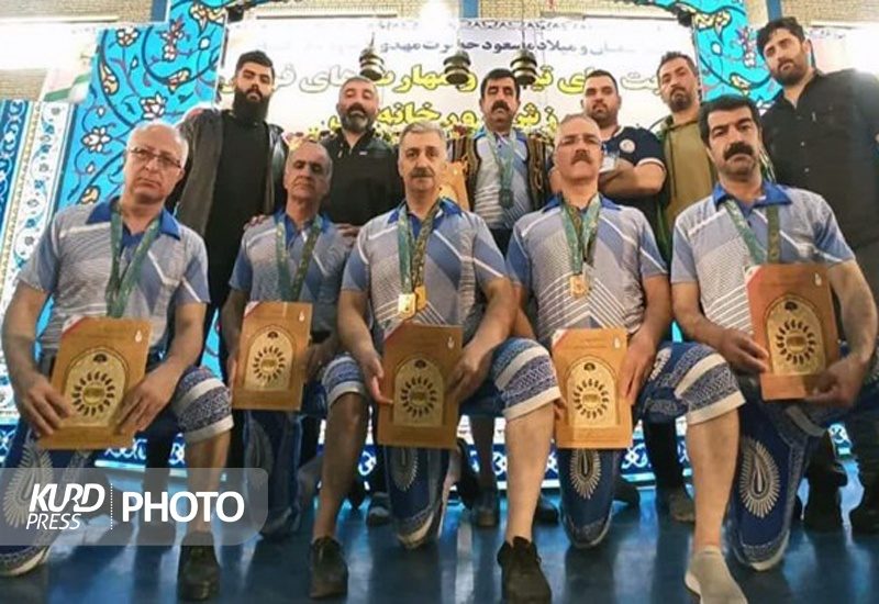کسب ۳ مدال رنگارنگ توسط باستانی کاران کردستانی در مسابقات کشور