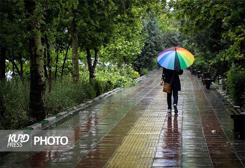 عبور موج ضعیف بارشی جدید از کردستان