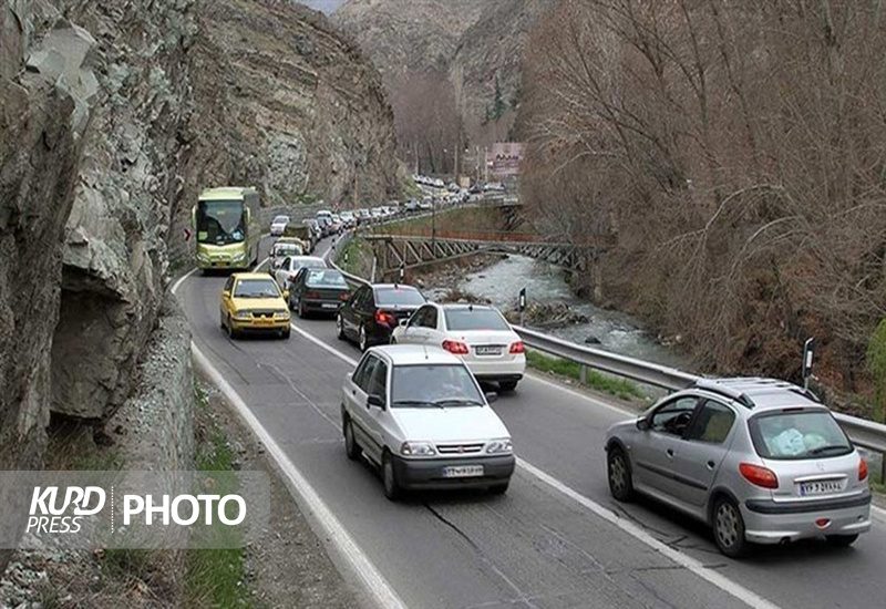 تردد بین استانی در محورهای مواصلاتی کردستان ۷ درصد رشد یافت
