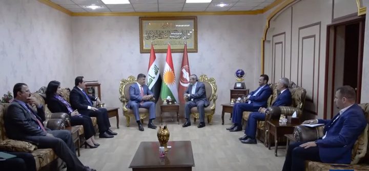ئامانجمان لە سەردانی هەولێر بەهێز کردنەوەی یەکێتی و پێکهاتەی سیاسیی هەرێمی کوردستان بوو