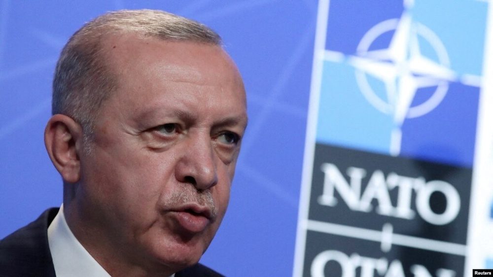 Erdogan tells NATO Sweden must stop Kurdish protests