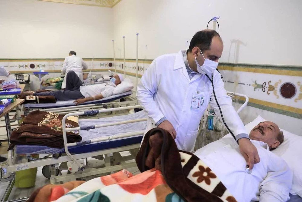 ۷۱۱ زائر اربعین از خدمات درمانی بیمارستان سیار در مرز باشماق استفاده کردند