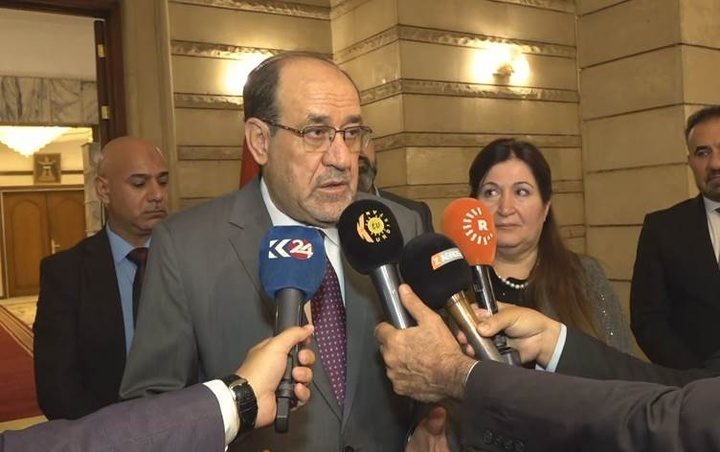 نووری مالیکی: هەوڵ ئەدەین بەهەرشێوەیەک بێت پێداویستیەکانی هەرێم دابین بکرێت