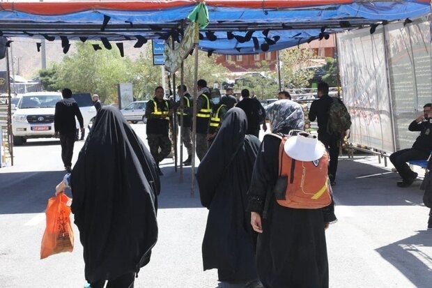 ۱۱۲ هزار تردد زائران اربعین از مرز باشماق مریوان ثبت شد