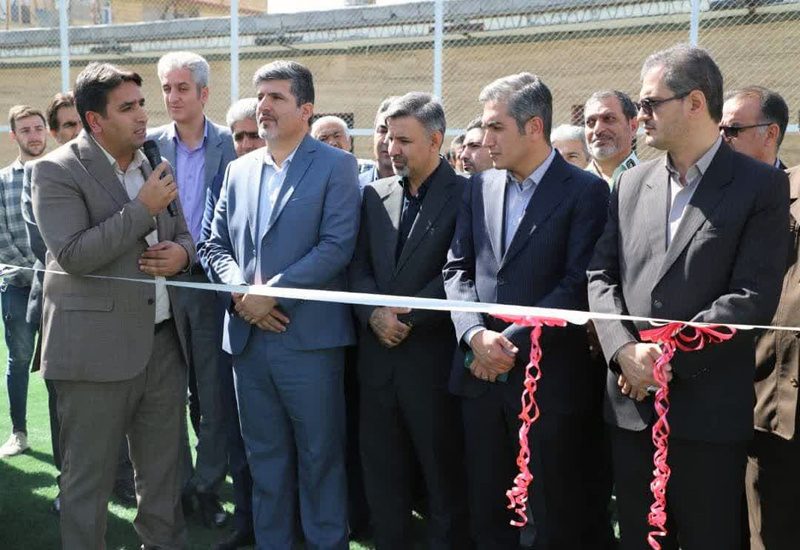 ۲ زمین چمن مصنوعی فوتبال در نایسر افتتاح شد
