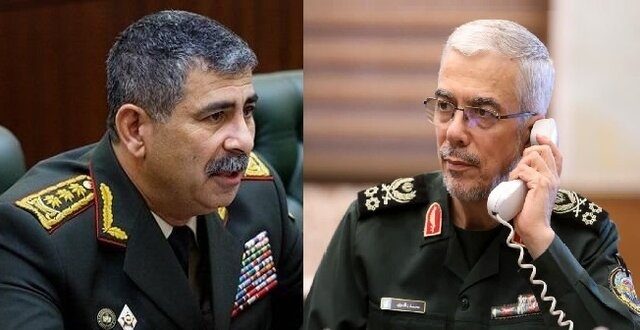 وزیر دفاع آذربایجان در تماس با سرلشکر باقری: هیچ چشمداشتی به خاک همسایگان نداریم