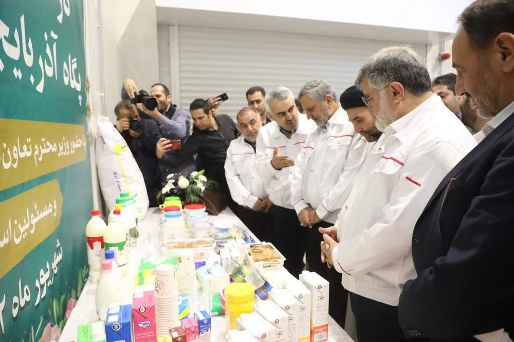 بخش تولید شیر خشک کارخانه پگاه در ارومیه افتتاح شد