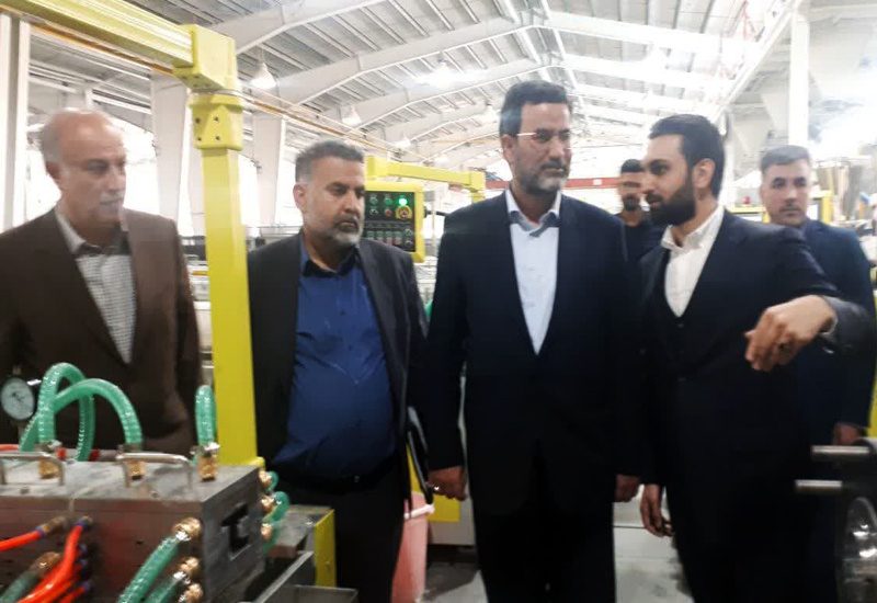 طرح توسعه تولید انواع پروفیل یو پی وی سی پنجره آریا افتتاح شد