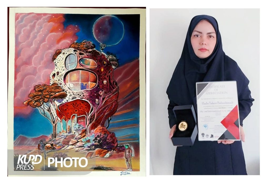 زنی در قلب هنر