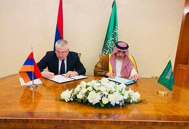 روابط دیپلماتیک عربستان و ارمنستان  برقرار شد