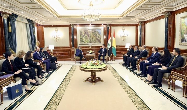 بارزانی و نولاند جه‌ختيان له‌ گرنگيى پاراستنى سه‌لامه‌تيى نێرده‌ ديپلۆماتييه‌کان و هێزه‌کانى هاوپه‌يمانان له‌ عێراق کرده‌وه‌