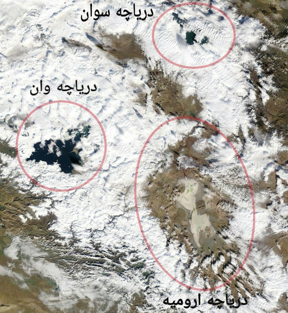 علت محو شدن ابرهای بالای دریاچه ارومیه بررسی می شود