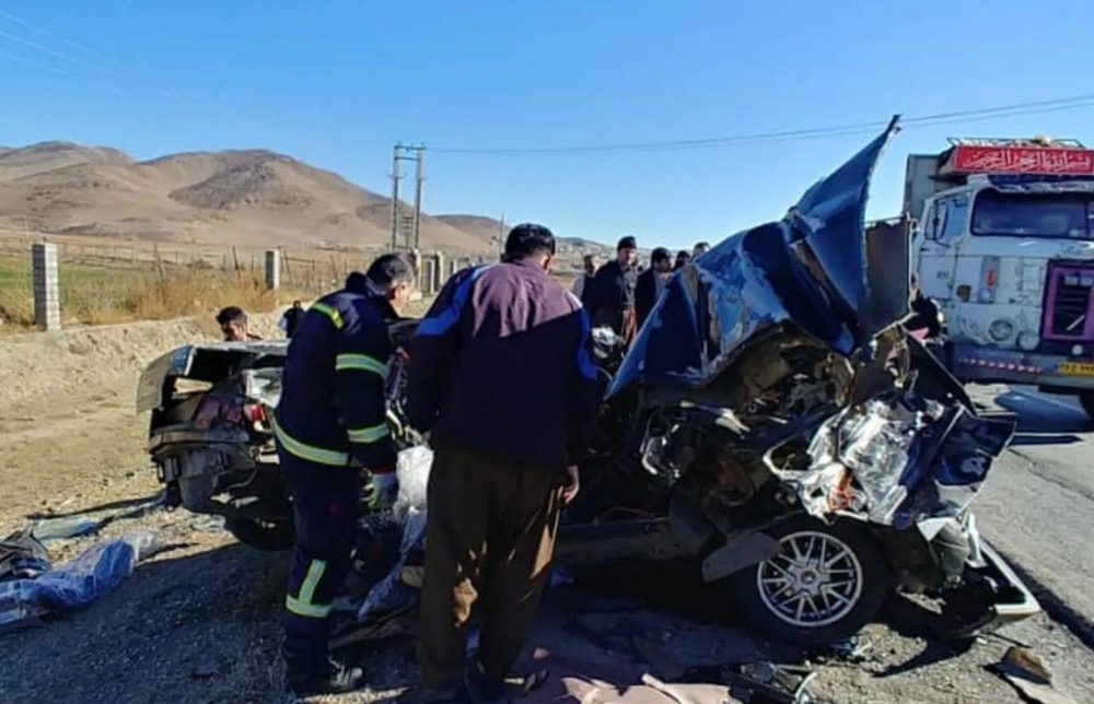 تصادف خونین در محور مهاباد به ارومیه/ ٥ نفر کشتە شدند