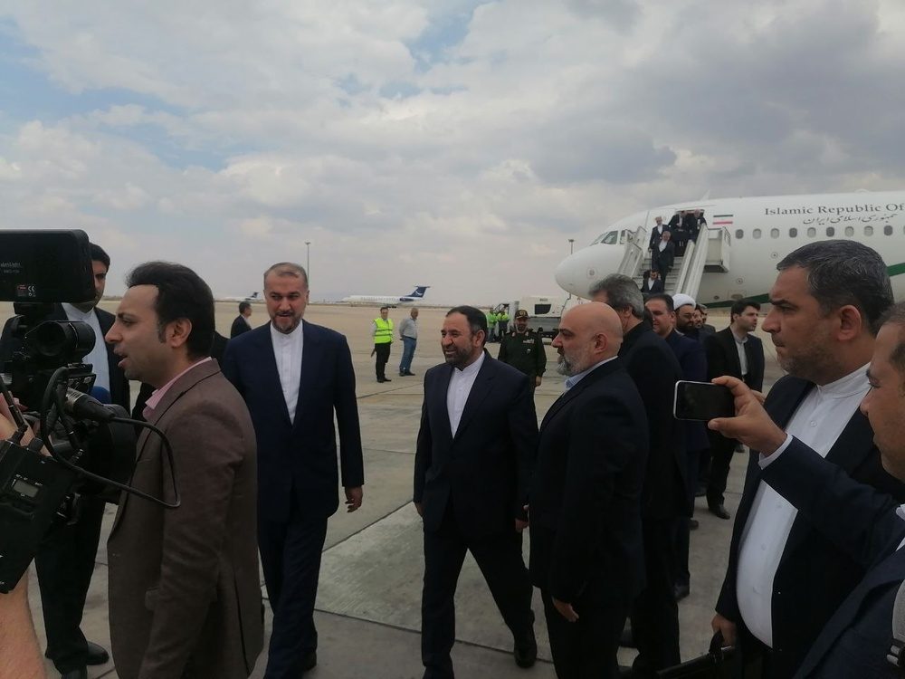 امیرعبداللهیان وارد دمشق شد