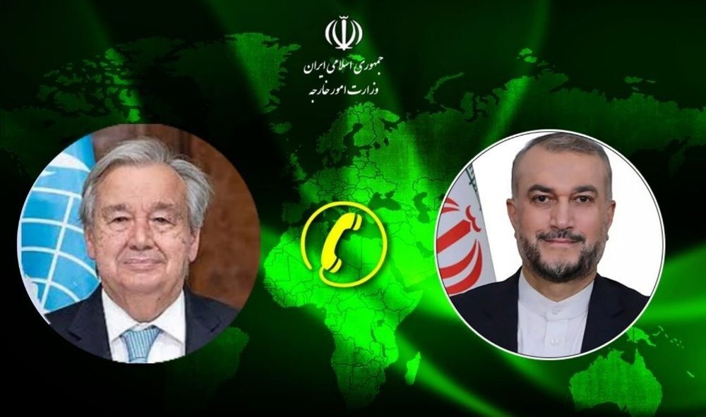 امیرعبداللهیان به گوترش: تنبیه اسراییل تنها گزینه بود