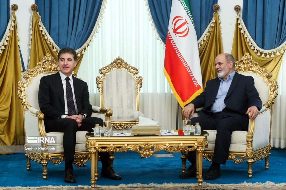 بارزانی: اجازه نمی‌دهیم از اقلیم کردستان به امنیت ایران لطمه بزنند/ احمدیان: همکاری جامع با اقلیم در چارچوب قانون اساسی عراق مورد تاکید ماست