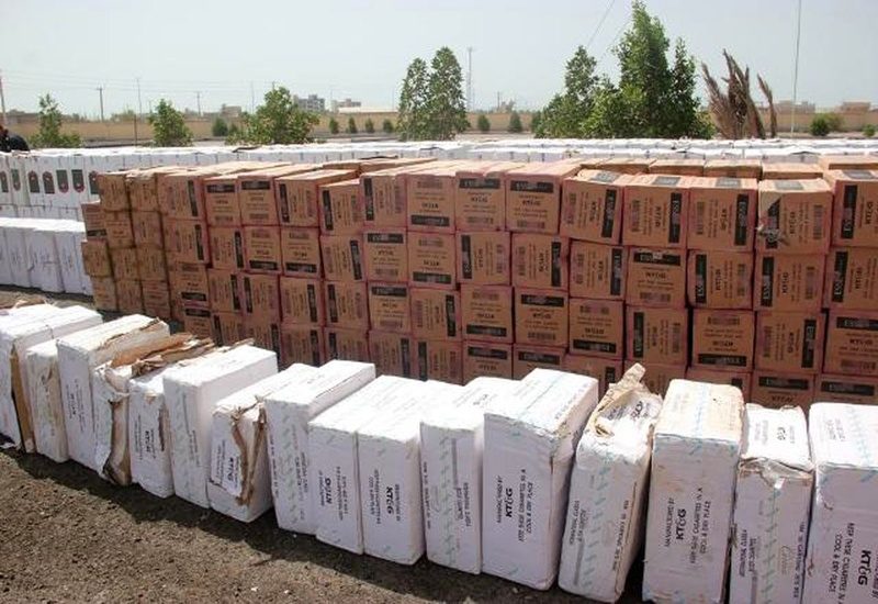 باند قاچاق سازمان یافته دخانیات در مریوان متلاشی شد/۸ نفر دستگیر شدند