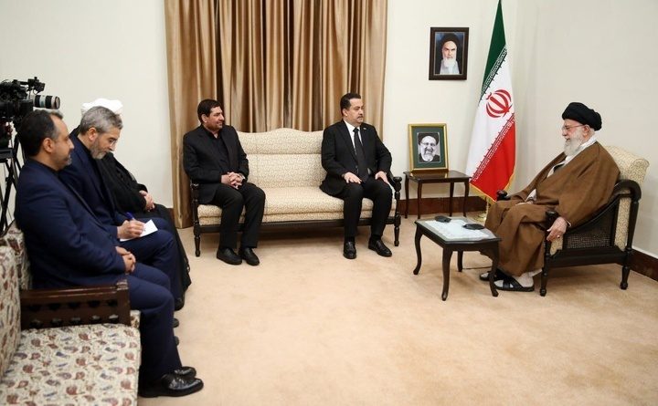 سەرۆک وەزیرانی عێراق لەگەڵ ڕێبەری باڵای ئێران کۆ بوویەوە