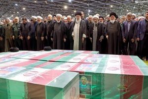 شرکت هیأتی سوری در مراسم تشییع پیکر رئیسجمهور فقید ایران در تهران