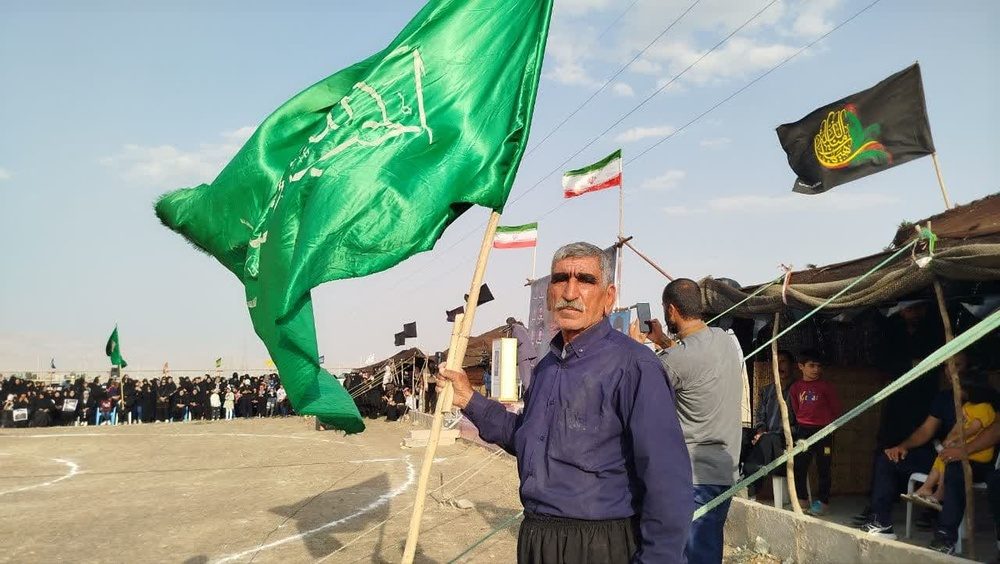 گزارش تصویری آیین سنتی چمر شهید رئیسی توسط ایل شوهان