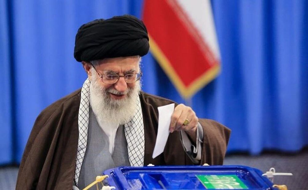 Iran Supreme Leader casts his vote in presidential election