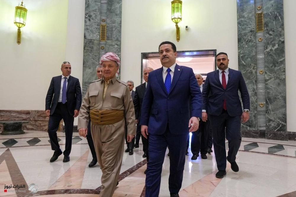 دیدار مسعود بارزانی از بغداد برای حل کامل بحران ها انجام شده است