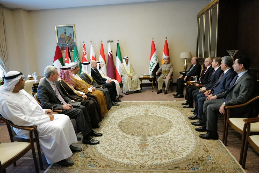 Masoud Barzani say a positive atmosphere has emerged in Iraq's politics