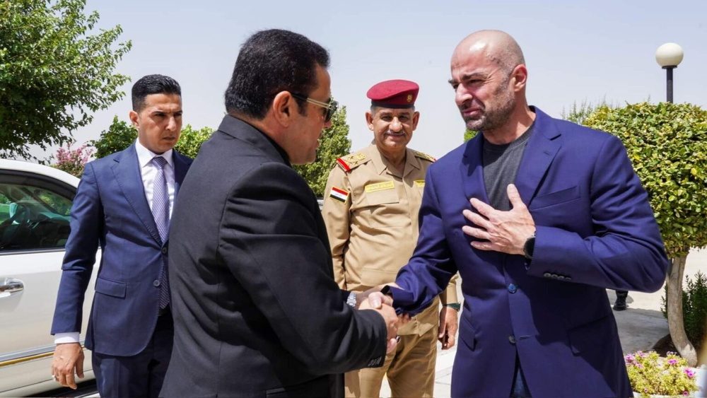 بافل جلال طالبانی در دیدار با قاسم الاعرجی بر مبارزە با تروریسم تاکید کرد