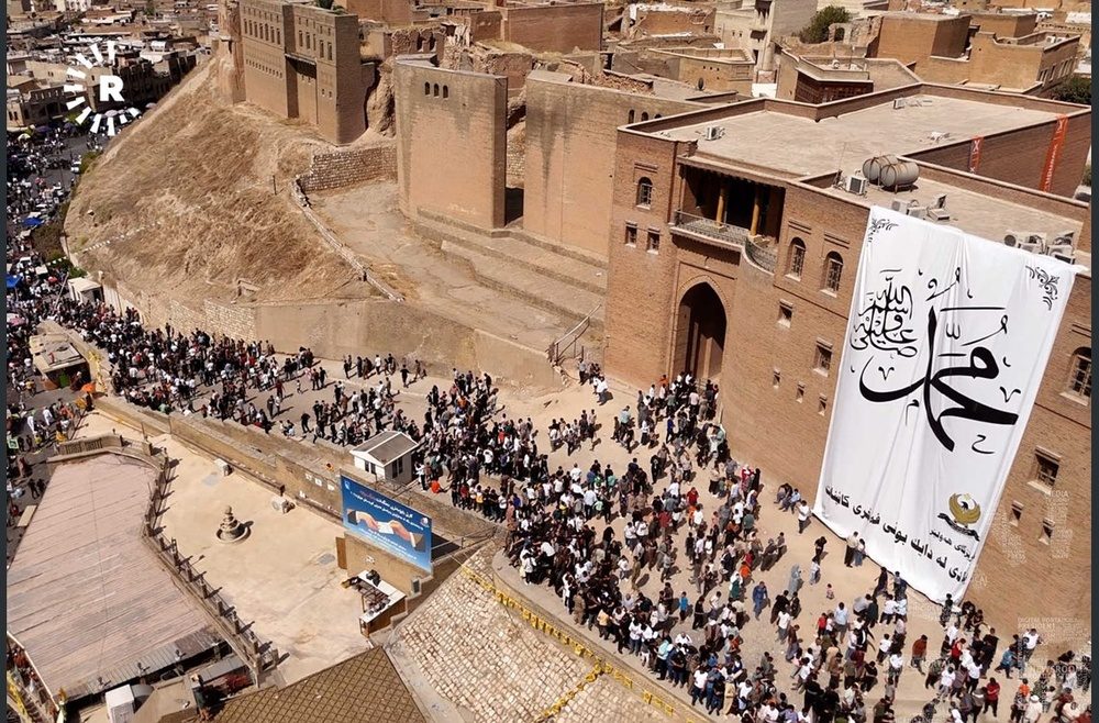 جشن میلاد پیامبر اسلام (ص) در اربیل+ عکس