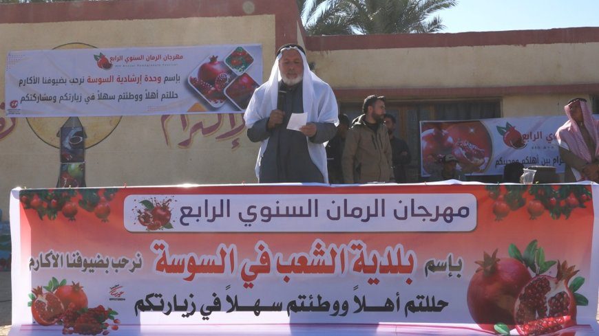 برگزاری جشنواره سالانه انار در شهرک سوسه کانتون دیرالزور