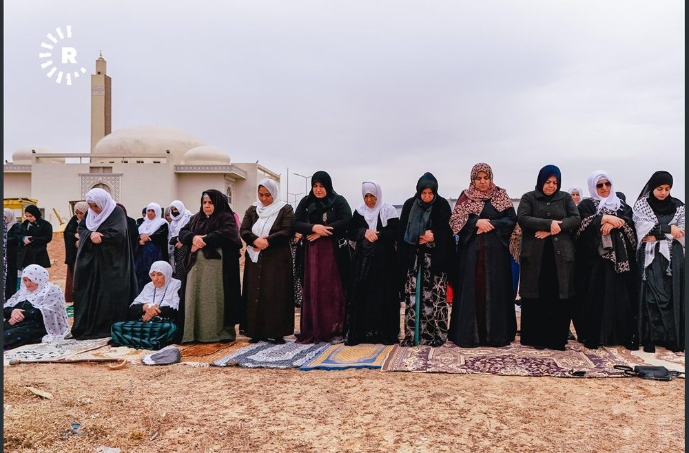 لە هەولێر بە بەشداریی ژنان و پیاوان نوێژەبارانە کرا+ وێنە