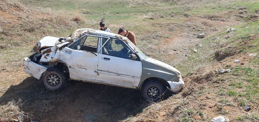 مرگ پدر و پسر بانه ای در جاده مهاباد به سردشت