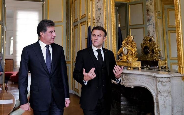 Nechirvan Barzani, Emmanuel Macron reaffirm strong Erbil-Paris ties