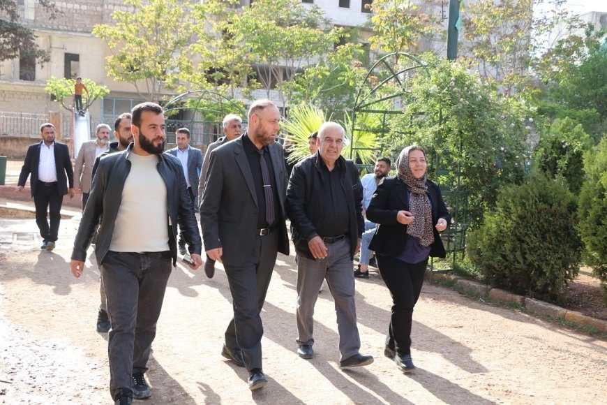 دیدار و گفتگوی معاون استاندار حلب با نمایندگان محلات شیخ مقصود و اشرفیه حلب
