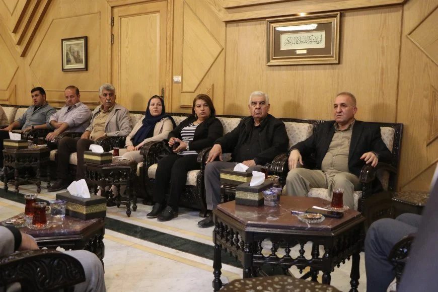 بررسی پرونده آوارگان عفرین در دیدار نمایندگان مدیریت خودگردان با استاندار حلب