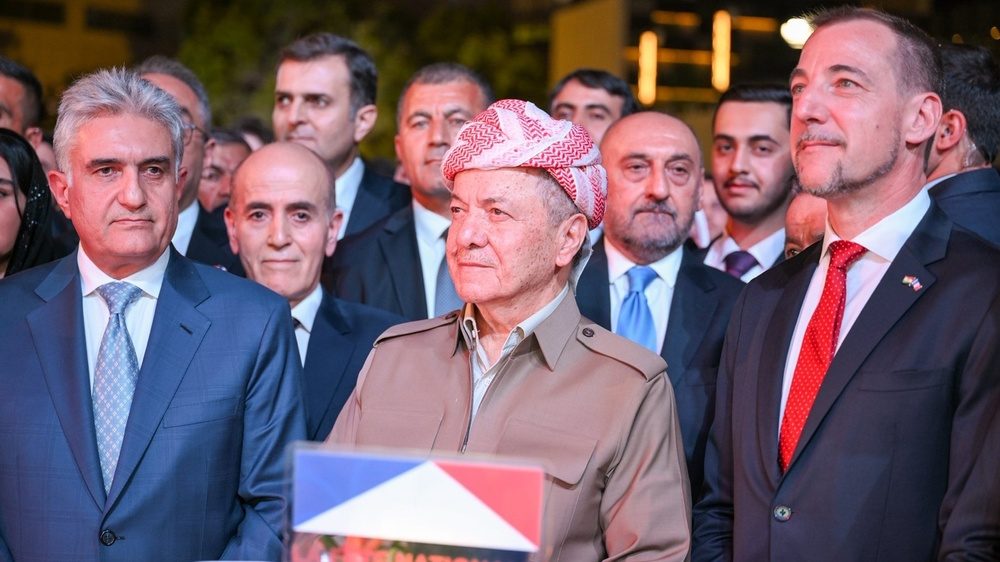 مەسعوود بارزانی لە ڕێوڕەسمی ڕۆژی نیشتمانی فەرەنسا بەشداریی کرد