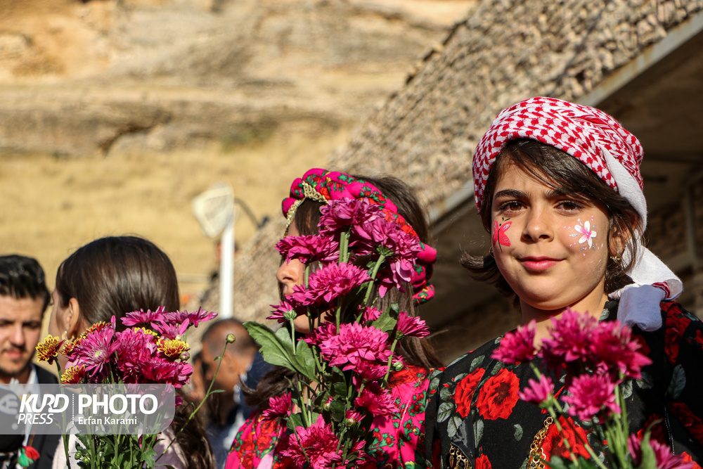 ڕێوڕەسمی ساڵوەگەڕی جەژنی میرەگان لە کەرەفتوو+وێنە