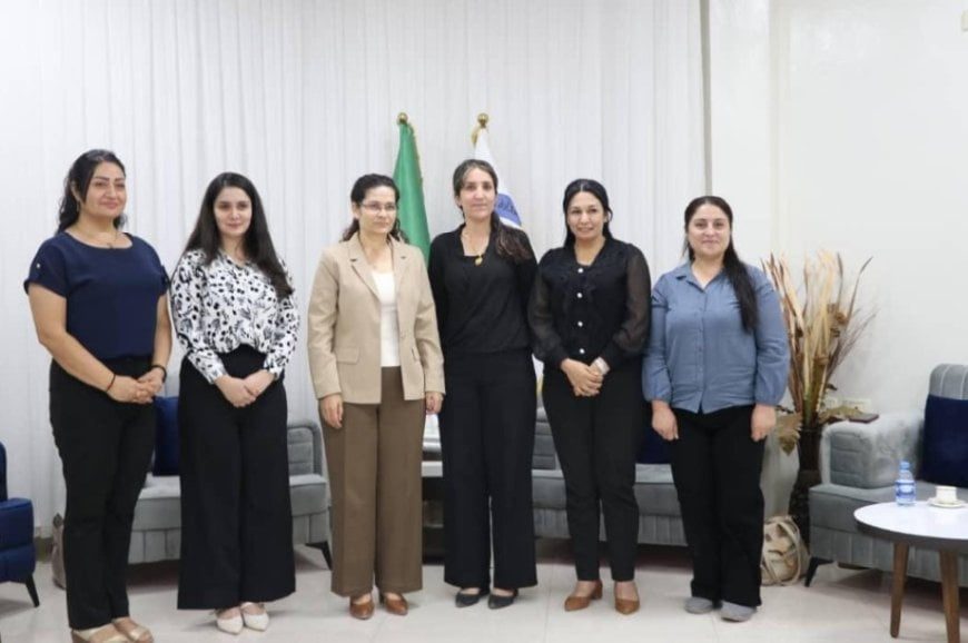دیدار دفتر زنان آوارگان سره‌کانی با الهام احمد درباره بازگشت امن آوارگان