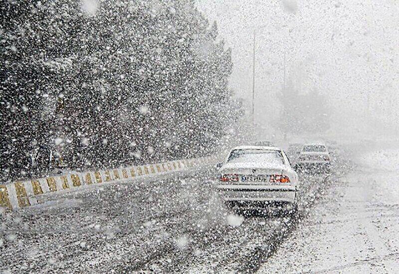 کولاک شدید در گردنه های مهاباد