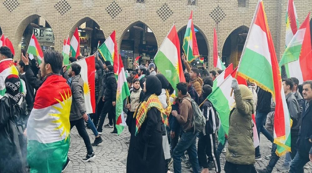 لە هەرێمی کوردستان و دیاسپۆرا گردبوونەوە بۆ پشتگیری لە کوردانی سووریا بەڕێوەچوو