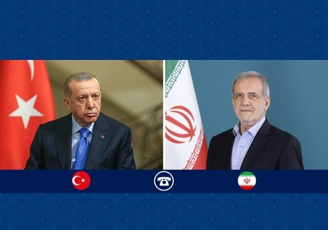 Telephone conversation of  Masud Pezeskian with Erdoghan