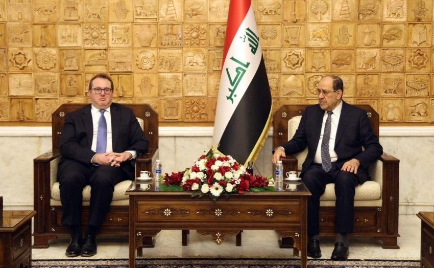 The chargé d'affaires of the American embassy met Nouri al-Maliki
