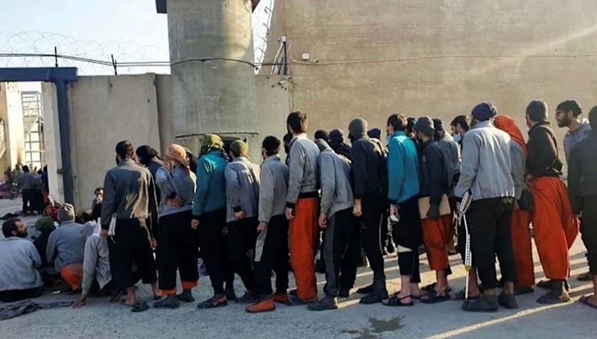 تا ئێستا ٢٢٥٠ زیندانیی داعش لە سووریاوە گوازراونەتەوە بۆ عێراق