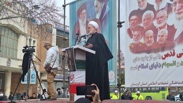 مردم کردستان در حمایت از فلسطین به خیابان آمدند